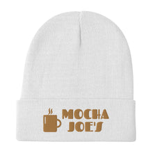 Load image into Gallery viewer, Mocha Joe's Embroidered Beanie