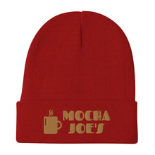 Load image into Gallery viewer, Mocha Joe's Embroidered Beanie
