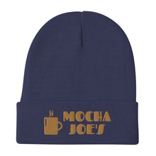Load image into Gallery viewer, Mocha Joe's Embroidered Beanie